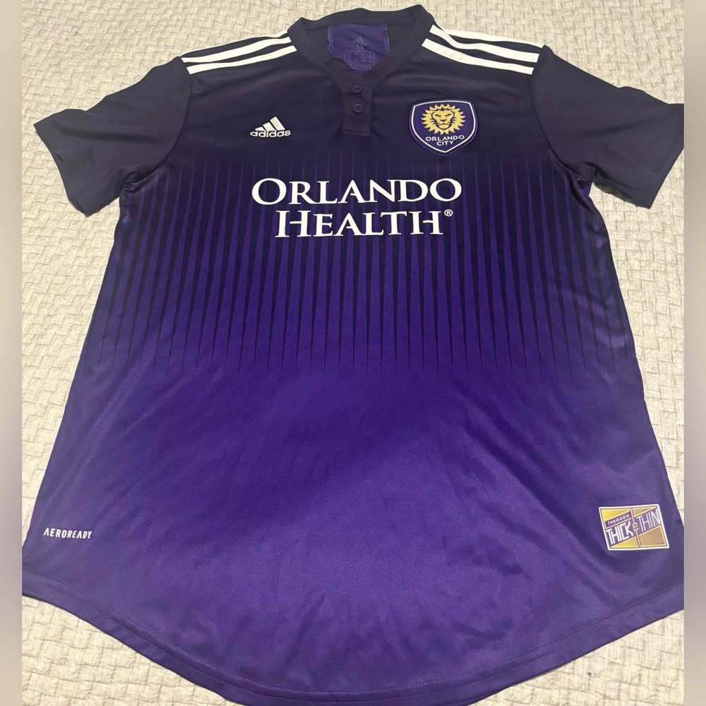 NWOT Orlando City SC Home Soccer Jersey Size M (14-16)
